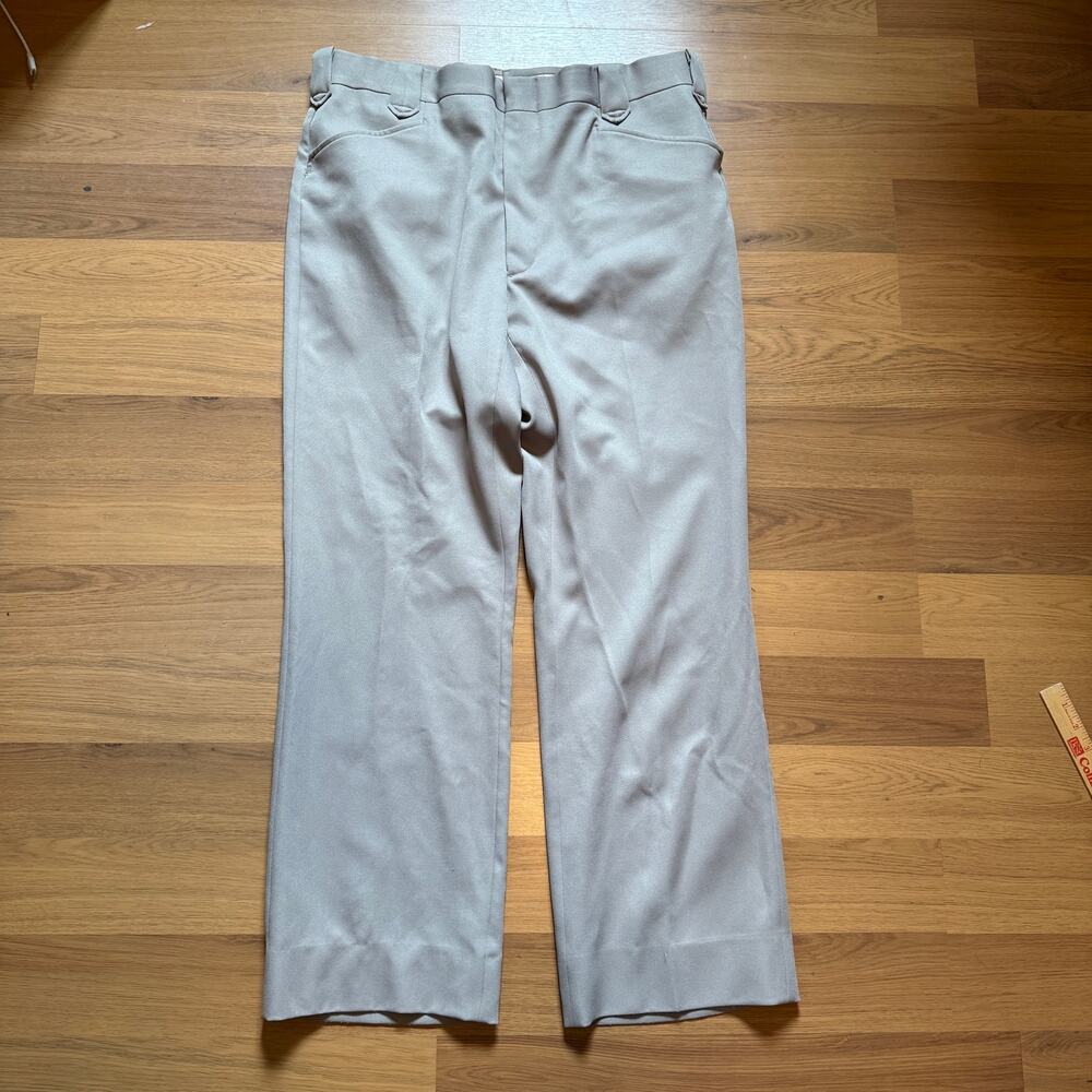 Men's Vintage 80's Circle S Kenny Rogers Tan Western Slacks Pants Sz 38 x 30 VTG